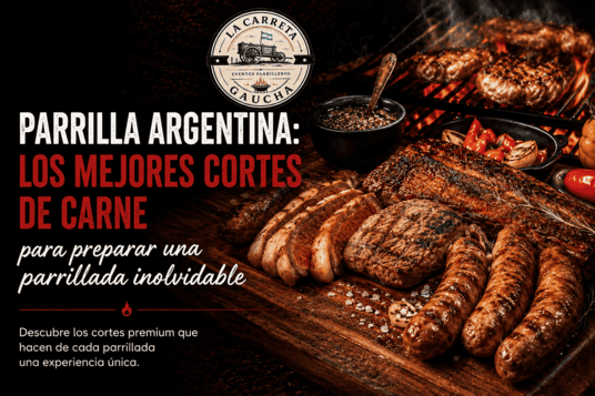 Deliciosos cortes de carne a la parrilla, perfectos para una parrillada argentina.